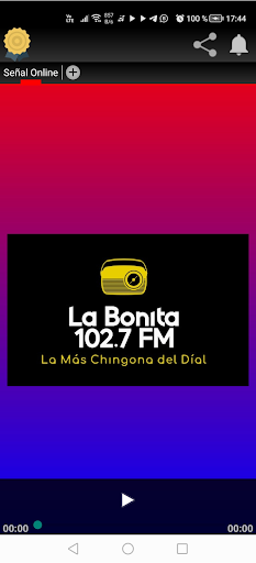 Android application Bonita Radio screenshort