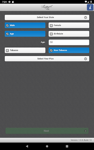 Landmark Life Rate Calculator