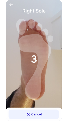 Android application Foot Watch screenshort