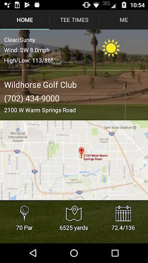 Wildhorse Golf Tee Times Screen 2