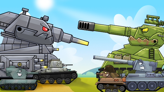 Merge Tanks: Idle Tank Merger 2.71.00 APK + Mod (Unlimited money) untuk android