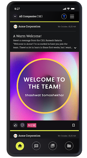 Android application Leap Onboard - Purpose At Work screenshort