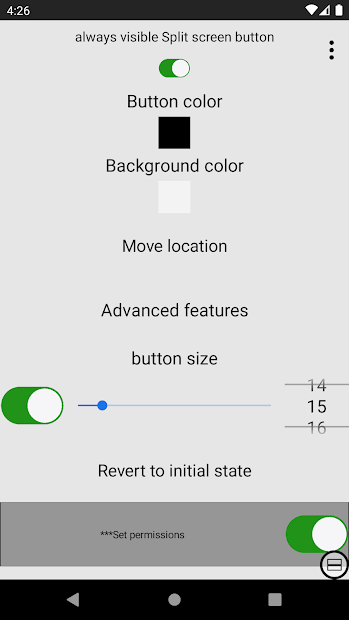 Screenshot 3 Always visible split screen android