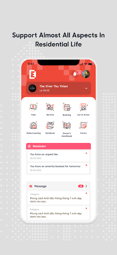 Android application Elite Resident screenshort