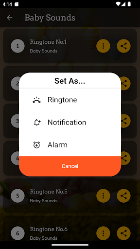 Baby Ringtones Screen 3
