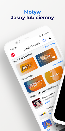Android application Polskie stacje radiowe screenshort