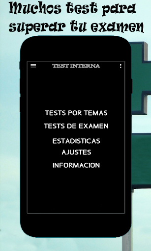Android application Test medicina interna screenshort