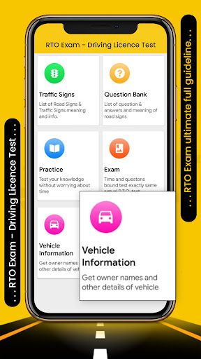 Android application RTO Exam: Driving Licence Info screenshort