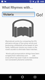 RhymeBook - rhyming dictionary