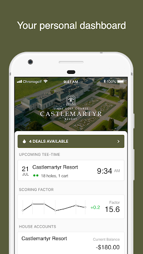 Android application Castlemartyr Resort screenshort