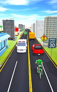 Traffic Bicycle Rush Rider