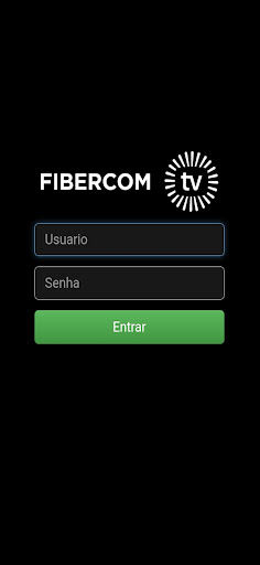 Android application Fibercom TV screenshort