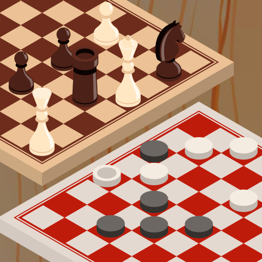Checkers and Chess logo