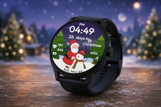 Xmas Countdown WatchFaceSanta screenshot 5