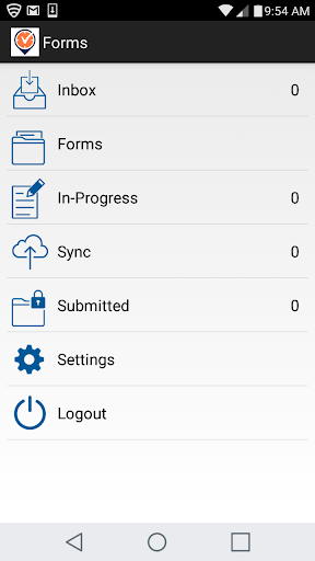 Android application Asset Tracker screenshort