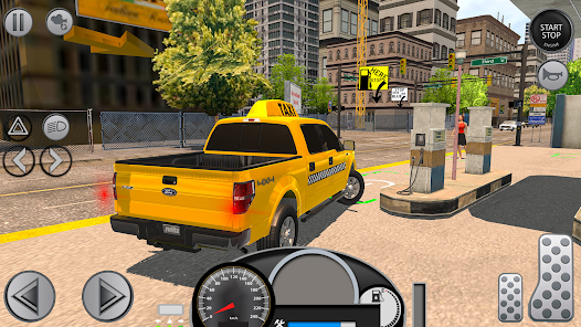 Real 3D Taxi Driving Sim Games  screenshots 5