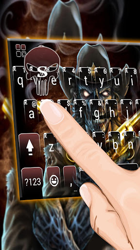 Western Skull Gun Keyboard The Screen 3