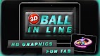 screenshot of 3D BALL IN LINE