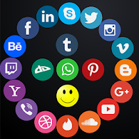 All social media and social network in one app