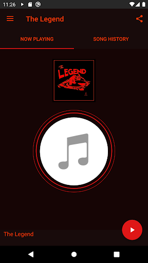 Android application THE LEGEND screenshort
