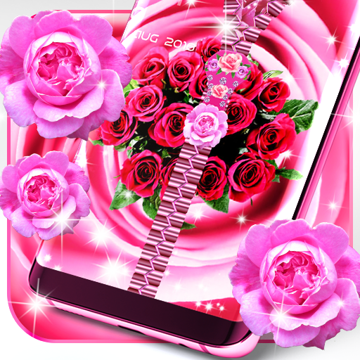 Roses zip locker logo