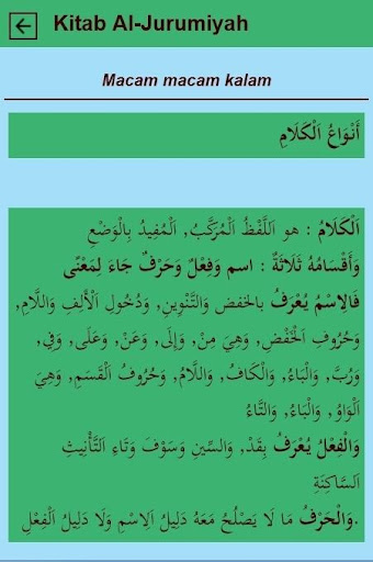 Terjemah Jurumiyah Lengkap