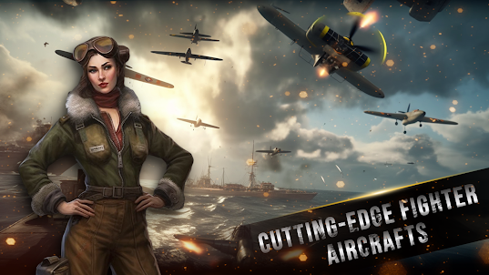 Warplanes Dogfight: WW2 Battle