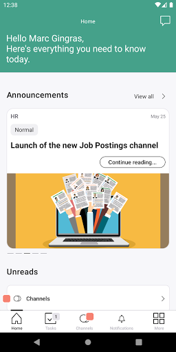 Android application WorkForce Experience screenshort