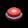 Red button clicker button idle icon