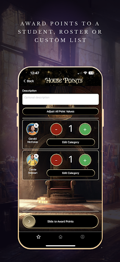 Android application RCA House Points screenshort