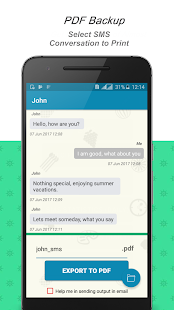 E2PDF SMS Call Backup Restore Screenshot