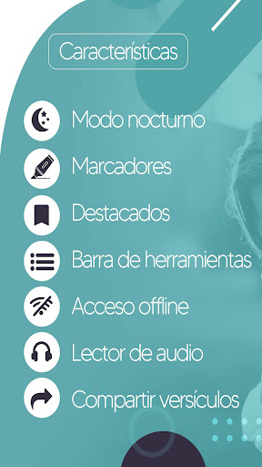 Android application La Biblia Cristiana en Español screenshort