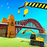 Bridge Construction Crane Simulator icon