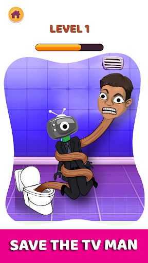 Android application Toilet Puzzle Fight Bathroom screenshort