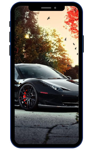 Android application Ferrari Pista Wallpapers screenshort