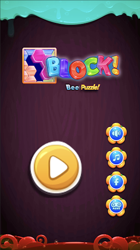 Android application Bee Puzzle screenshort