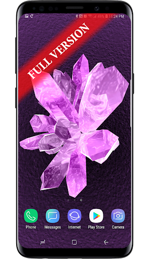 Velvet Crystals 3D Live Wallpa
