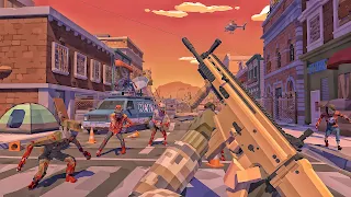 Dead War walking zombie games - Screenshot 1