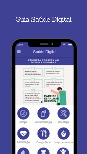 Android application Saúde Digital screenshort