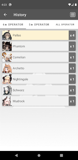 Arknights Headhunt Simulator Screen 3