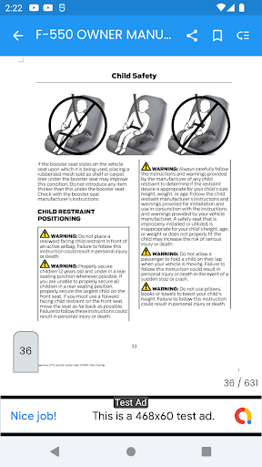 Ford Car Owners Manual Screen 3