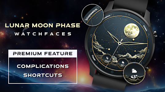 Lunar Moon Phase Watch Faces