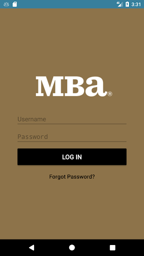 Android application Connect to MBA screenshort