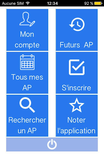 Android application AP-Prof (élèves) screenshort