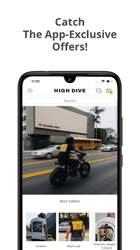 Screenshot of High Dive Apparel