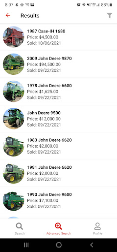 Steffes Price Guide Screenshot