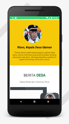 Website Desa Idaman Screen 3