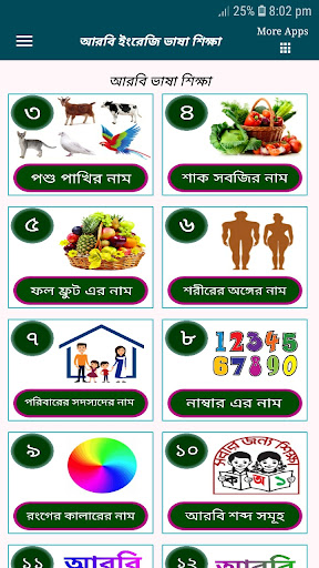 আরবি ভাষা বাংলা অনুবাদ Screen 2