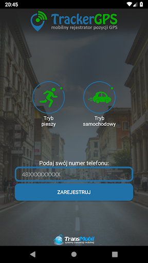 Android application TrackerGPS screenshort
