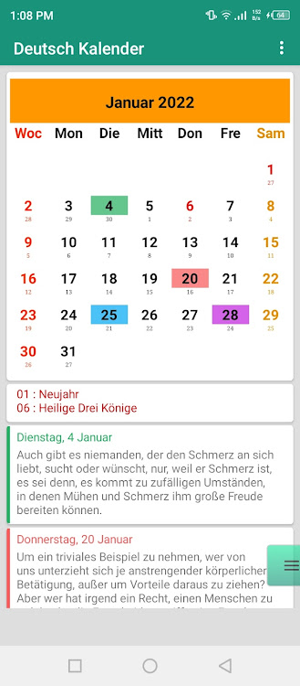 Deutsch Kalender 2024 - 1.0.13 - (Android)